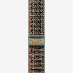 41mm Sequoia/Orange Nike Sport Loop