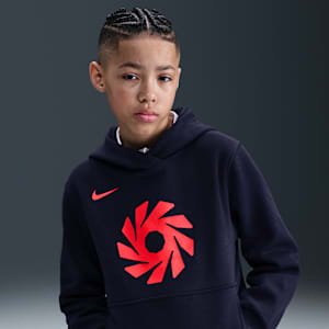 Erling Haaland Club Fleece voetbalhoodie voor kids