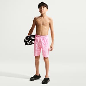 Nike Swim Breaker Big Kids' (Boys') Ripple Texture 7" Brief-Lined Volley Short