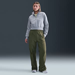 Pants de tiro medio con dobladillo abierto para mujer Nike Sportswear Everything Wovens