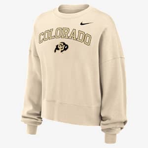 Sudadera de cuello redondo universitaria Nike para mujer Colorado Phoenix Fleece