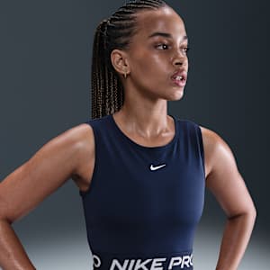 Nike Pro Women's Dri-FIT Cropped Tank Top