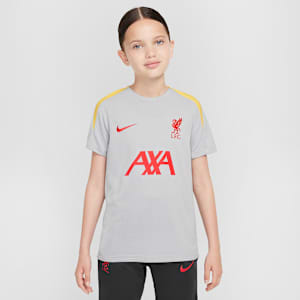 Kortärmad fotbollströja Liverpool FC Strike (tredjeställ) Nike Dri-FIT i stickat material för ungdom