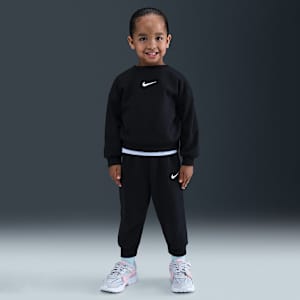 나이키 에센셜 베이비 투피스 플리스 크루 세트