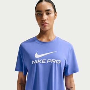 Γυναικείο T-Shirt σε ριχτή γραμμή Nike Pro