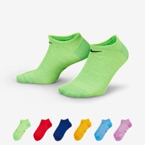 Nike Everyday Lightweight No-Show Training Socks (6 Pairs)
