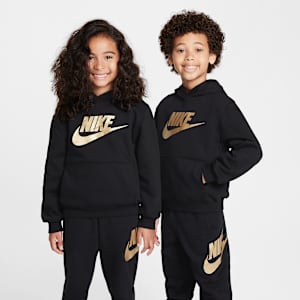 Sudadera con gorro para niños talla pequeña Nike Sportswear Club Fleece Pullover
