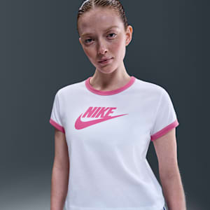 T-shirt Nike Sportswear à motif Ringer pour femme