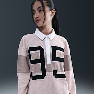 Nike Sportswear Women's Long-Sleeve Graphic Polo Top