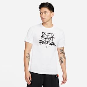 เสื้อยืดบาสเก็ตบอลผู้ชาย Nike Dri-FIT “Blood, Sweat, Basketball”