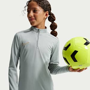 나이키 아카데미 주니어 드라이 핏 긴팔 쿼터집 축구 드릴 탑