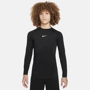 Nike Pro Older Kids' (Boys') Dri-FIT Long-Sleeve Top