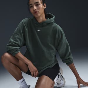 Sudadera con gorro Therma-FIT oversized sin cierre para mujer Nike One