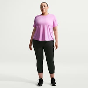 Nike One Women's High-Waisted Crop Leggings (Plus Size)