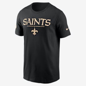 New Orleans Saints Sideline Team Issue Men's Nike Dri-FIT NFL T-Shirt
