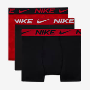 Ropa interior estampada para niños talla grande (paquete de 3) Nike Dri-FIT Essentials