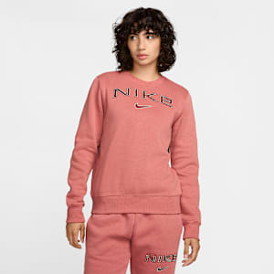 ナイキ スポーツウェア フェニックス フリース ウィメンズ ロゴ クルーネック スウェットシャツ