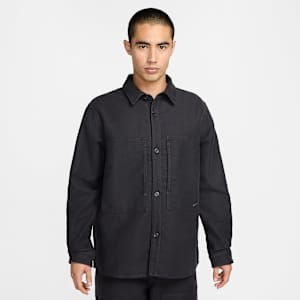 Nike Life Men's Long-Sleeve Chamois Field Shirt