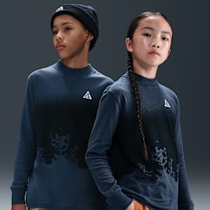 Nike ACG top met wafelpatroon en lange mouwen voor kids