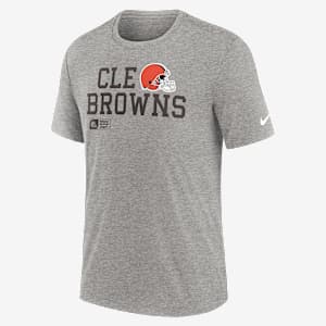 Playera de la NFL Nike para hombre Cleveland Browns Overlap Lockup