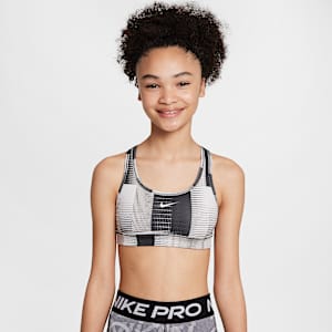 Bra deportivo Dri-FIT reversible para niña talla grande Nike Pro