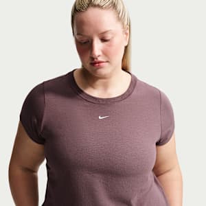 Nike Sportswear Chill Knit Women's Cropped T-Shirt (Plus Size)