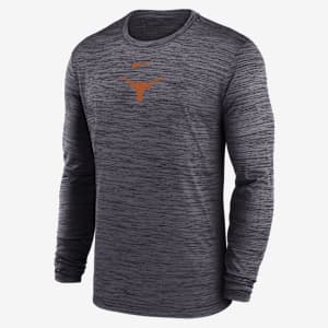 Texas Sideline Velocity Men's Nike Dri-FIT College Long-Sleeve T-Shirt
