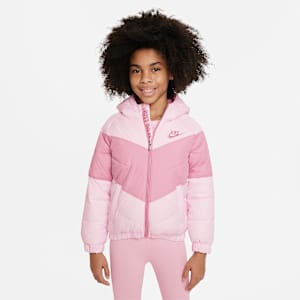 Nike Younger Kids' Hooded Chevron Puffer Jacket