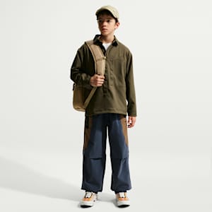 Nike Tech vevde bukser til store barn (gutt)