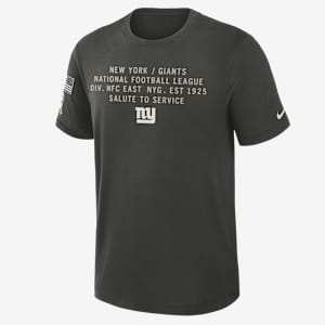 New York Giants Salute to Service Slub Men's Nike Dri-FIT NFL T-Shirt