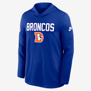 Denver Broncos Pass Accuracy Men's Nike Dri-FIT NFL Long-Sleeve Hooded Top