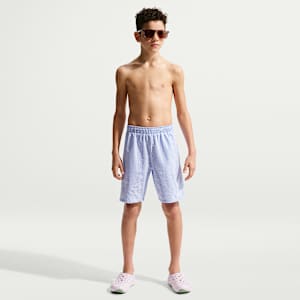 Nike Swim Breaker Big Kids' (Boys') Ripple Texture 7" Brief-Lined Volley Short