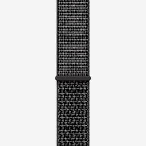 45mm Black/Summit White Nike Sport Loop - Regular