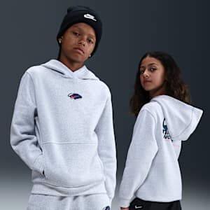 Sudadera con gorro para niños talla grande Nike Sportswear Club Fleece