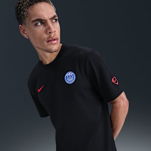 Haut de foot à manches courtes Nike Dri-FIT Total 90 Paris Saint-Germain Primary 3e tenue pour homme