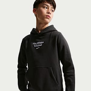 Sudadera con gorro sin cierre de vóleibol para niños talla grande Nike