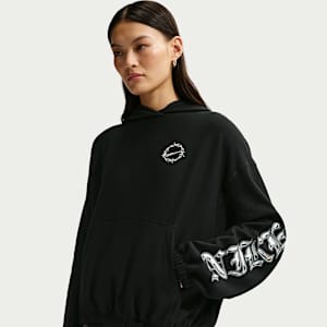 Nike Sportswear Women's Oversized French Terry Graphic Pullover Hoodie