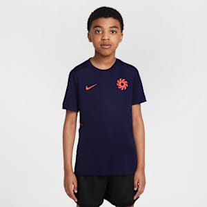 Erling Haaland Academy Dri-FIT Kurzarm-Fußballoberteil (ältere Kinder)