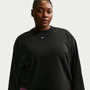 Nike Sportswear Chill Terry Women's Oversized Crew-Neck French Terry Sweatshirt (Plus Size)