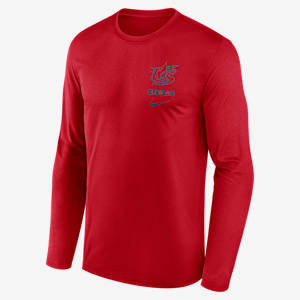 USA Baseball 2026 World Baseball Classic 2-Hit Legend Men's Nike Dri-FIT Long-Sleeve T-Shirt