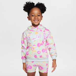 Sudadera con gorro sin cierre estampada para bebés Nike Flow-Ral