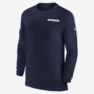 Dallas Cowboys Sideline Coach Men's Nike Dri-FIT NFL Long-Sleeve Top