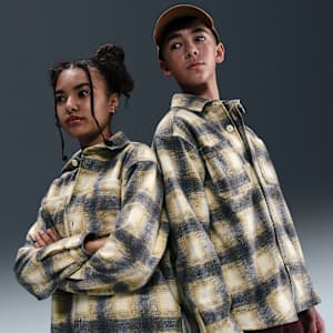 Nike SB Big Kids' Long-Sleeve Button Down Shirt