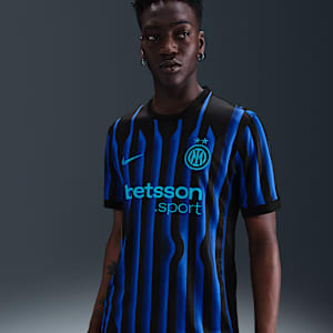 Inter Milan 2025/26 Stadyum İç Saha Nike Dri-FIT Erkek Futbol Taraftar Forması