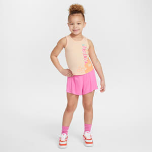 ナイキ Dri-FIT ベビー ワイルド フラワー ツーピース タンクトップ アンド メッシュ ショートパンツ セットアップ