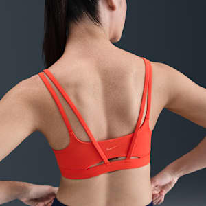 Nike Zenvy Strappy Bra deportivo de baja sujeción con almohadillas para mujer