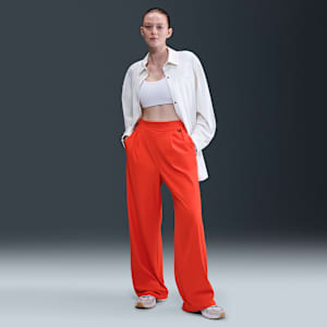 Lediga byxor Nike 24.7 PerfectStretch Dri-FIT med hög midja och vida ben för kvinnor