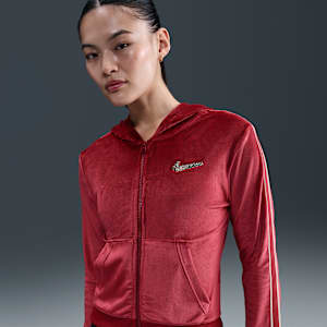 Nike Sportswear Women's Full-Zip Long-Sleeve Hooded Top