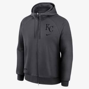 Kansas City Royals Authentic Collection Men's Nike Dri-Fit MLB Full-Zip Hoodie