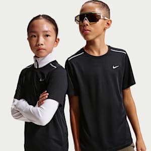 Playera de manga corta Nike Miler Dri-FIT para niños talla grande